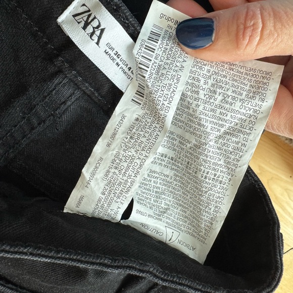 Zara black denim - Picture 4 of 7
